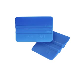 3M™ RAK-BLAU Rakel, Blau, Weich, 7 cm x 10 cm x 0,7 cm, Rakel für die  Applikation von Folien und dünnen Klebebändern